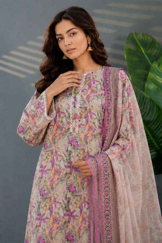 QASR E NOOR 3PC READY TO WEAR