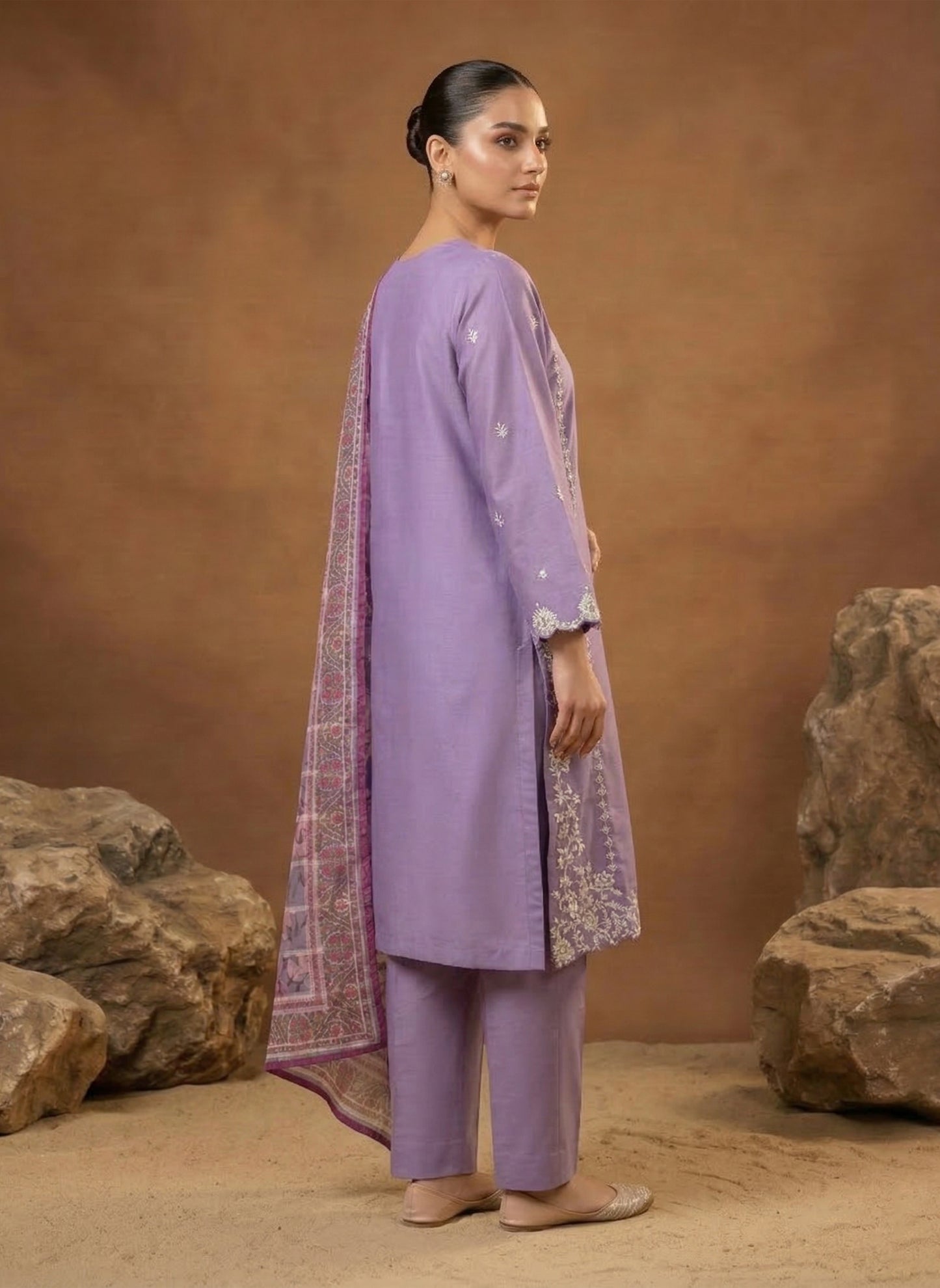 Lavender Bloom – 3 Piece Luxury Lawn 2026