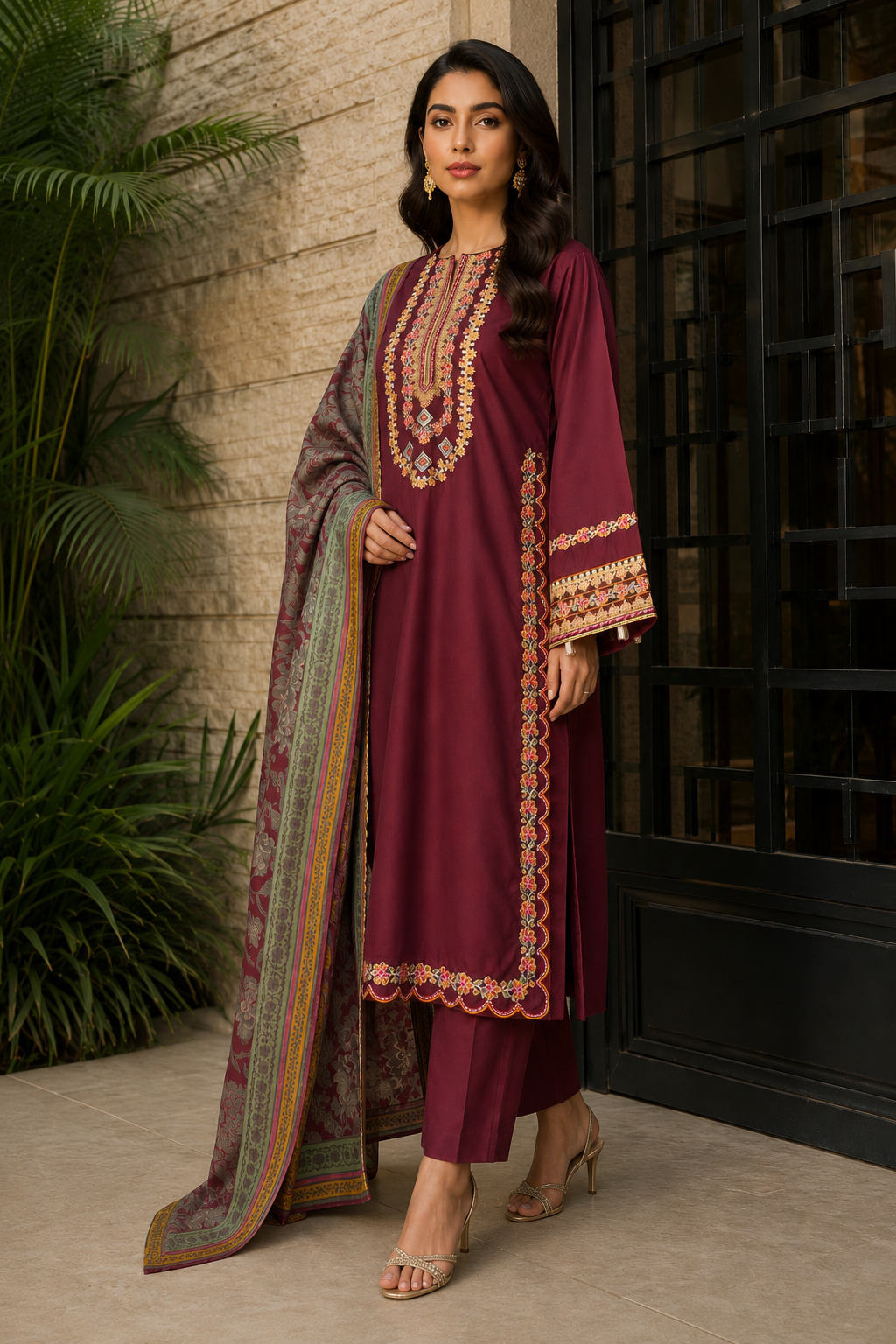 NARGIS 3PC READY TO WEAR