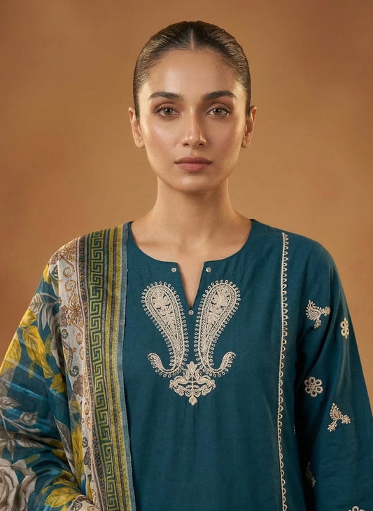 Midnight Sapphire – 3 Piece Luxury Lawn 2026