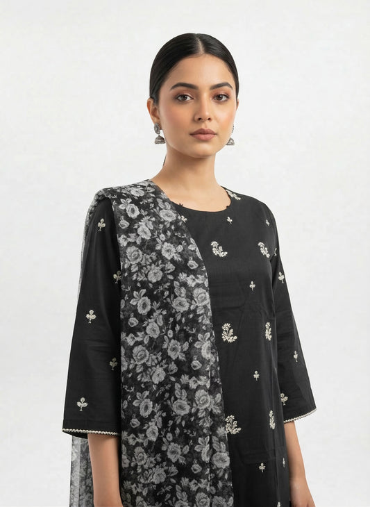 BLACK JACQUARD – 3 PIECE ELEGANT COLLECTION 2026