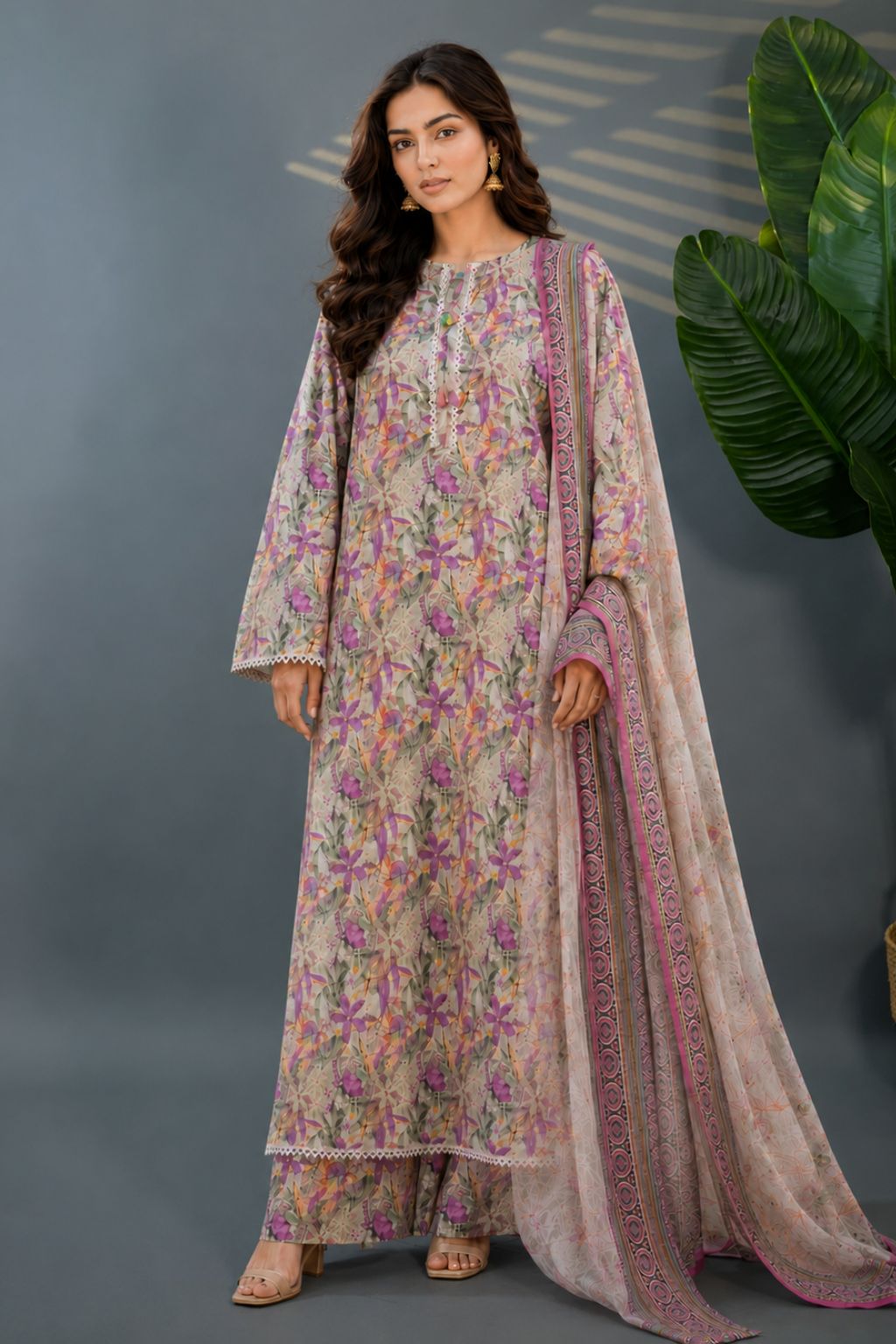 QASR E NOOR 3PC READY TO WEAR