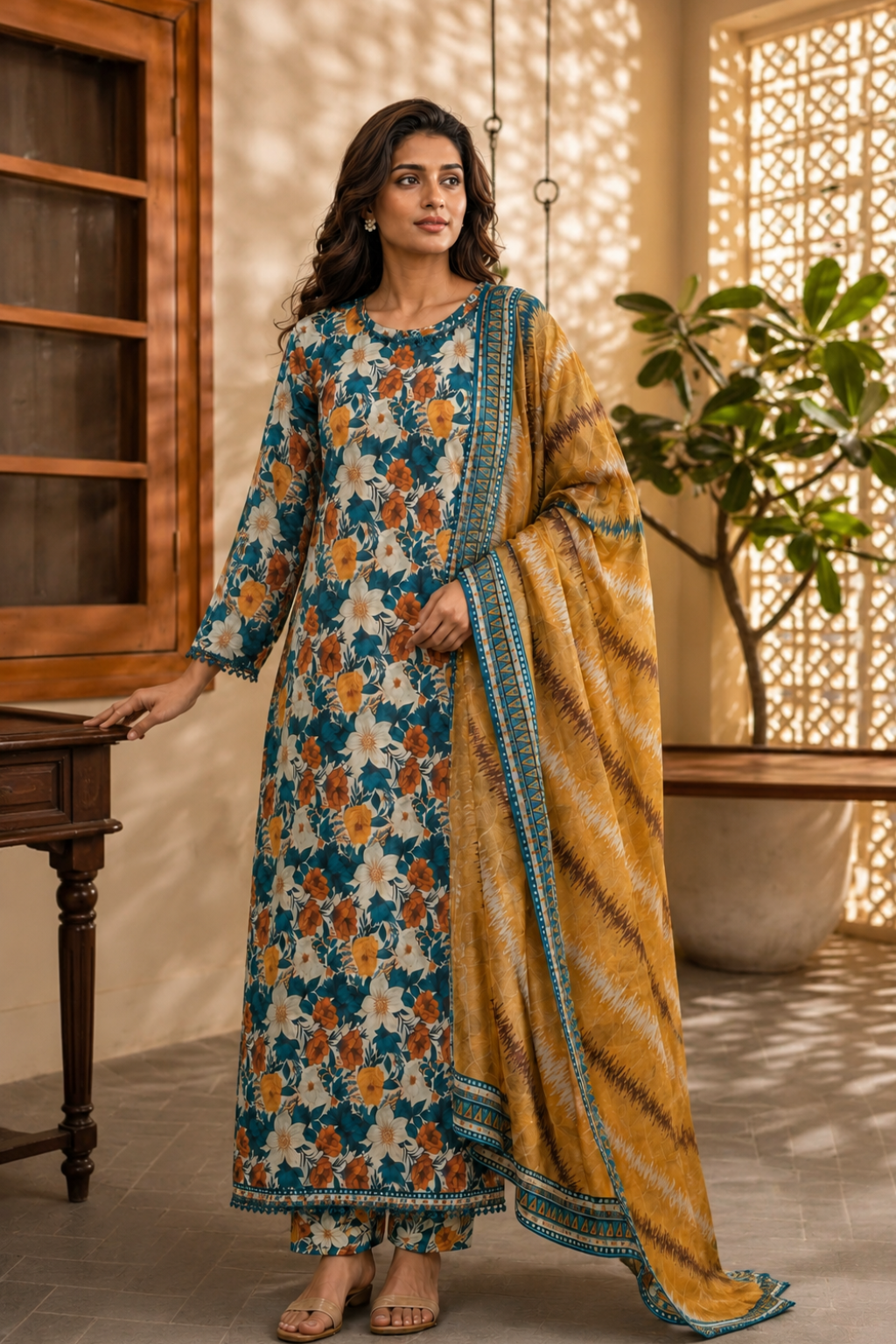 KHUSHBOO PURE LAWN 3 PCS