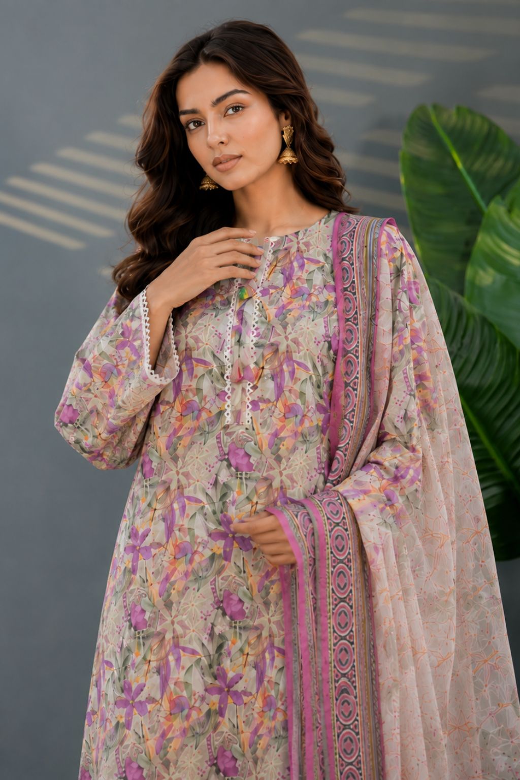 QASR E NOOR 3PC READY TO WEAR