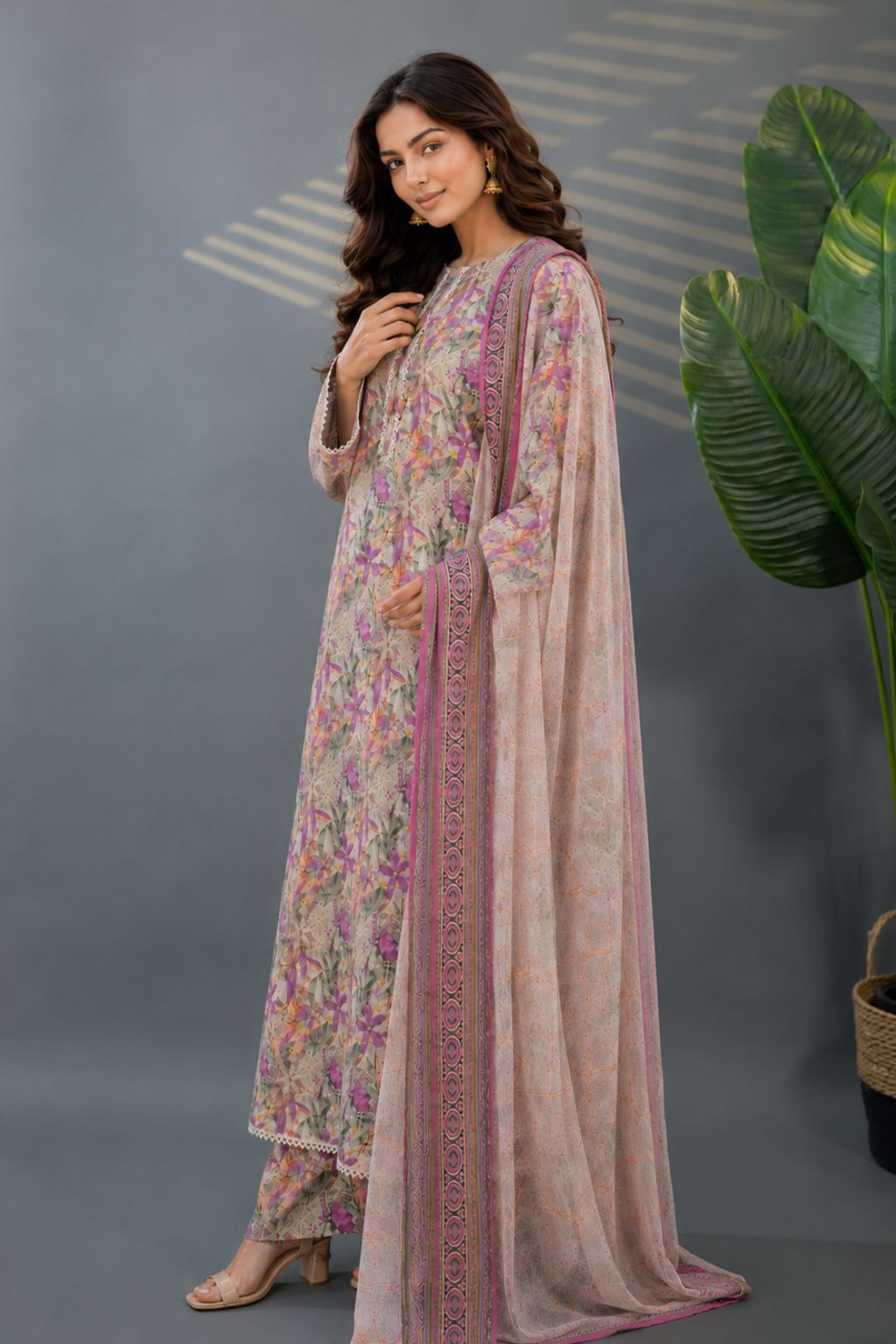 QASR E NOOR 3PC READY TO WEAR