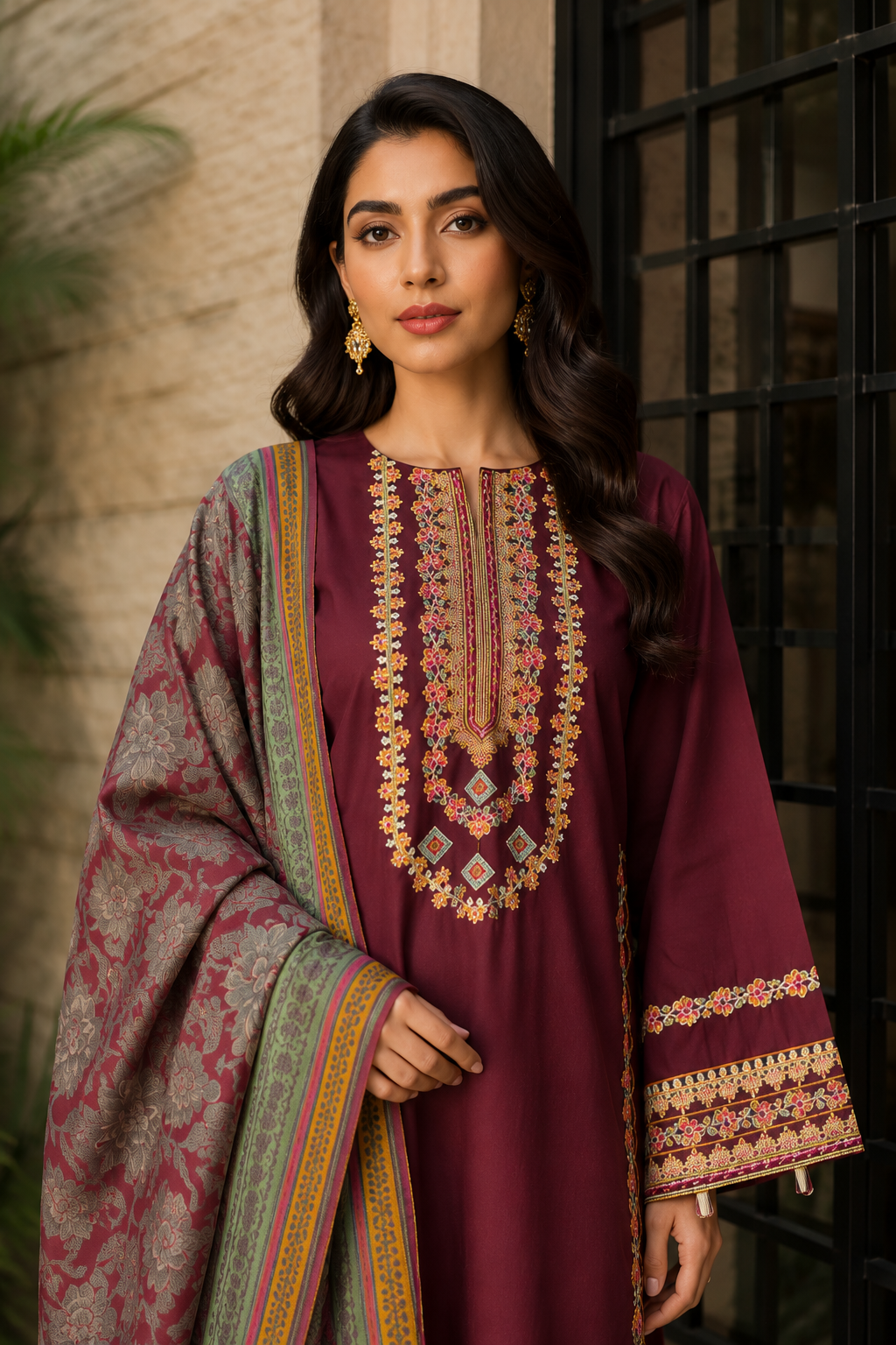NARGIS 3PC READY TO WEAR