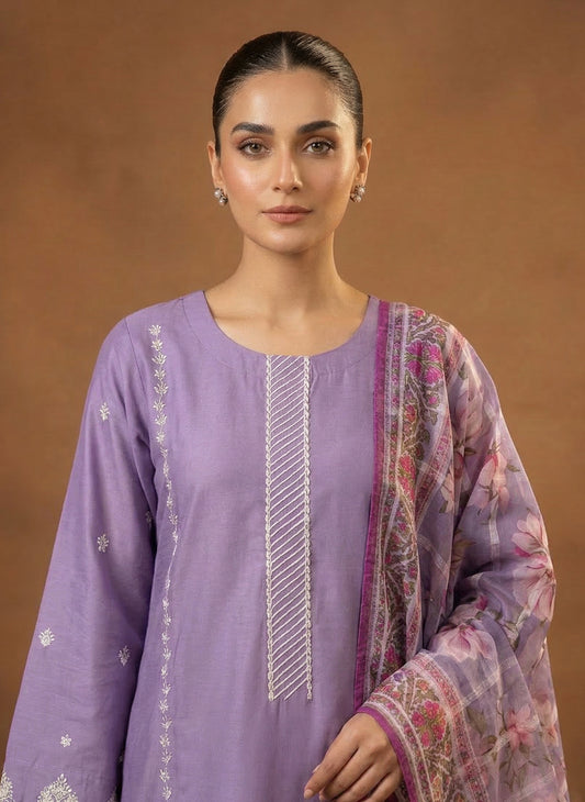 Lavender Bloom – 3 Piece Luxury Lawn 2026