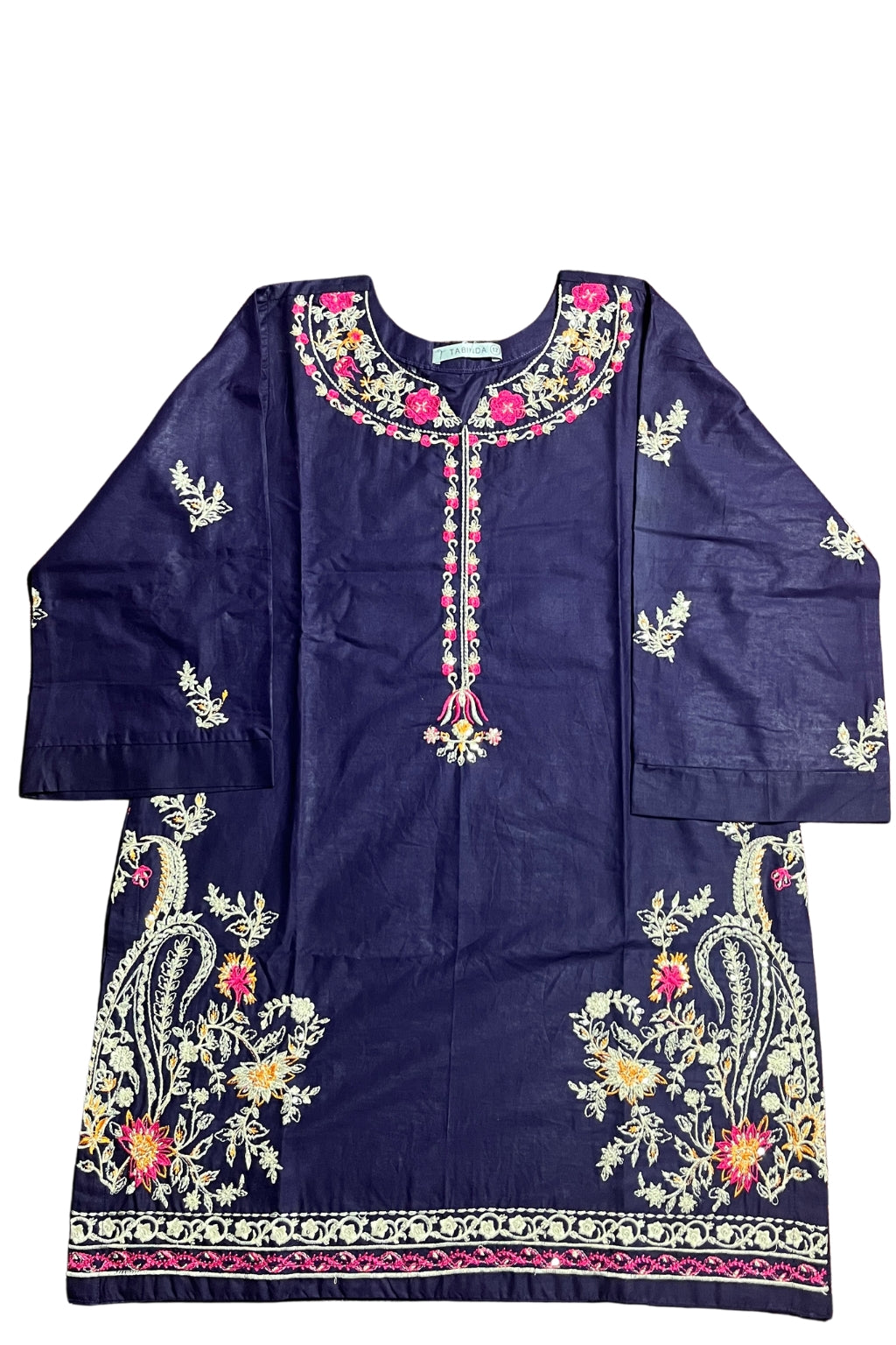 Arisha Premium Embroidered Cotton Cambric 3 Pcs