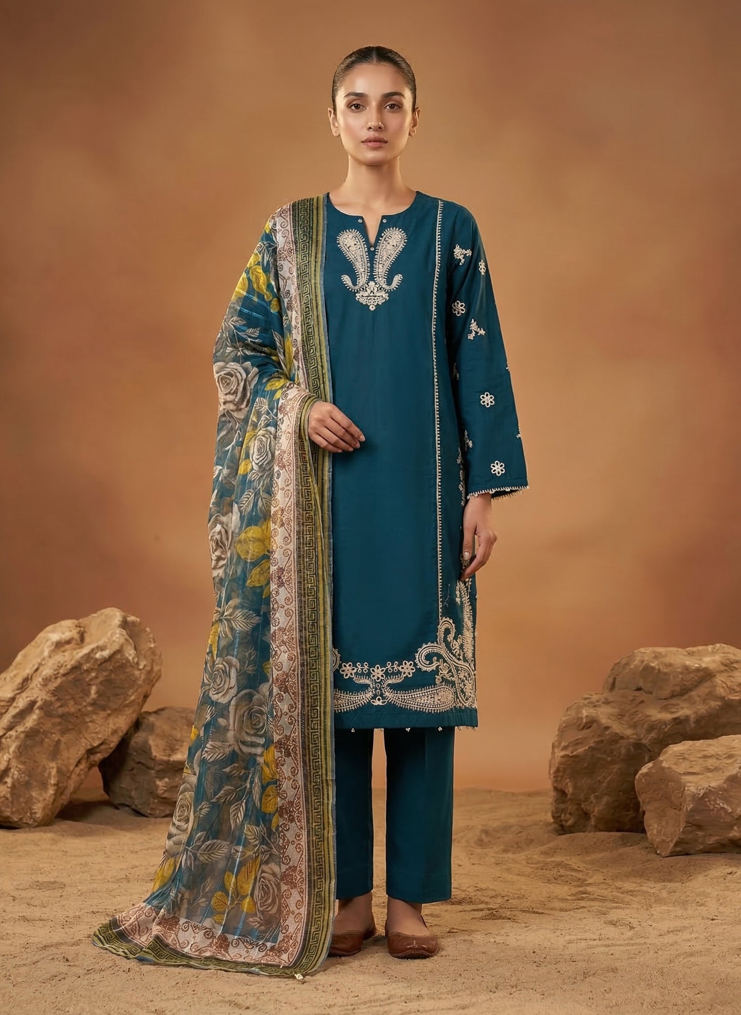 Midnight Sapphire – 3 Piece Luxury Lawn 2026