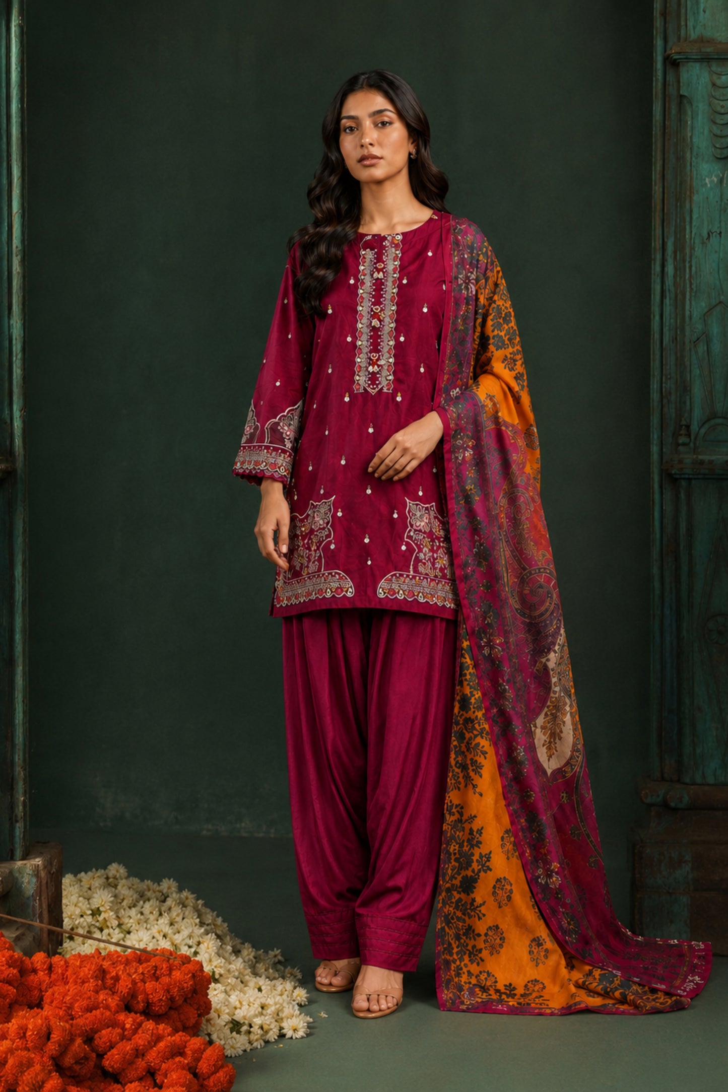 AFSANA 3PC READY TO WEAR