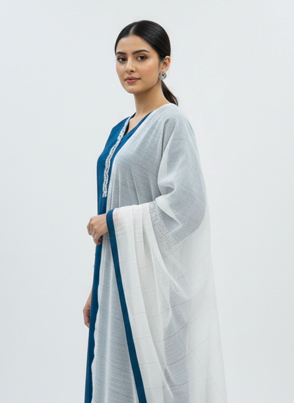 BLUE JACQUARD – 3 PIECE ELEGANT COLLECTION 2026